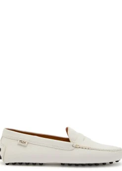 Gommino grained leather loafers