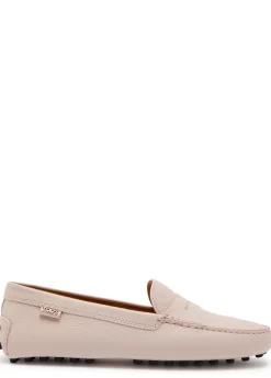 Gommino grained leather loafers