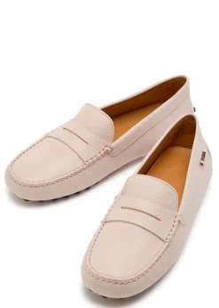 Gommino grained leather loafers