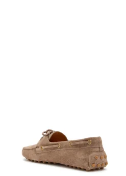 Gommino suede loafers
