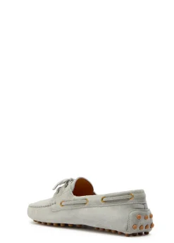 Gommino suede loafers
