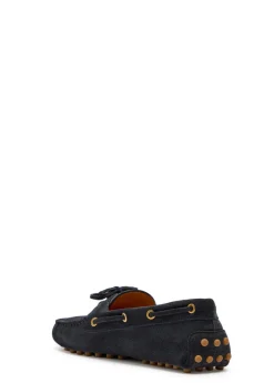 Gommino suede loafers