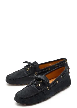 Gommino suede loafers