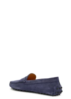 Gommino suede loafers