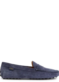 Gommino suede loafers