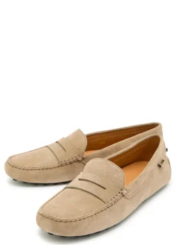 Gommino suede loafers