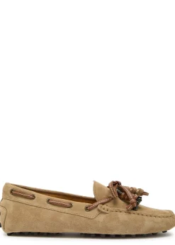 Gommino suede loafers