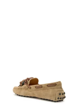 Gommino suede loafers