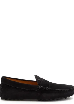 Gommino suede loafers