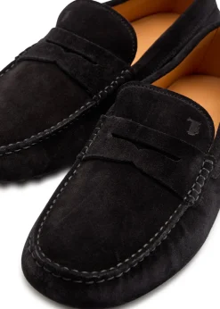 Gommino suede loafers