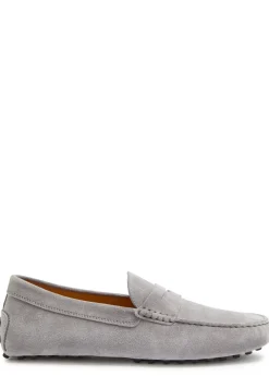 Gommino suede loafers