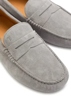 Gommino suede loafers