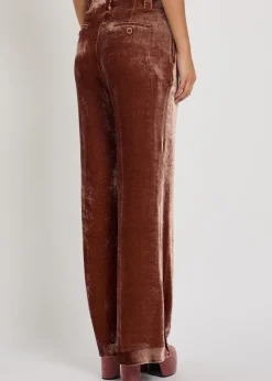 Good Butt flared-leg velvet trousers