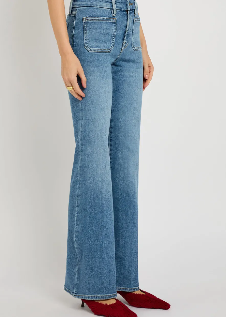 Good Legs flared-leg jeans