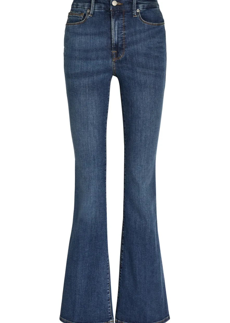 Good Legs skinny flared-leg jeans