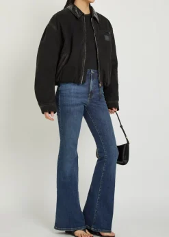 Good Legs skinny flared-leg jeans