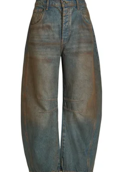 Good Luck barrel-leg jeans