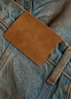 Good Luck barrel-leg jeans