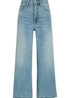 Good Waist Palazzo cropped wide-leg jeans