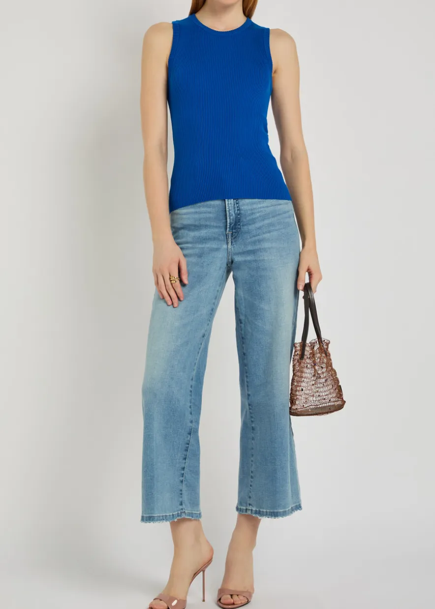Good Waist Palazzo cropped wide-leg jeans
