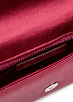 Gothisi embellished satin clutch