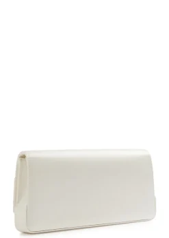 Gothisi embellished satin clutch