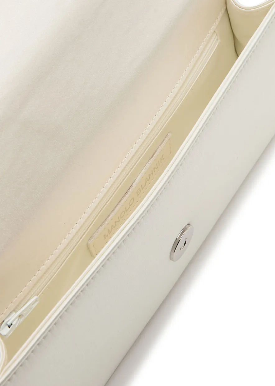 Gothisi embellished satin clutch