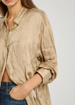 Goya creased woven shirt