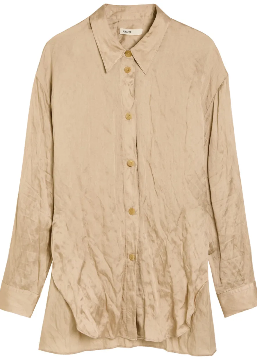 Goya creased woven shirt