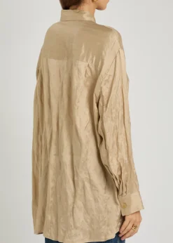 Goya creased woven shirt