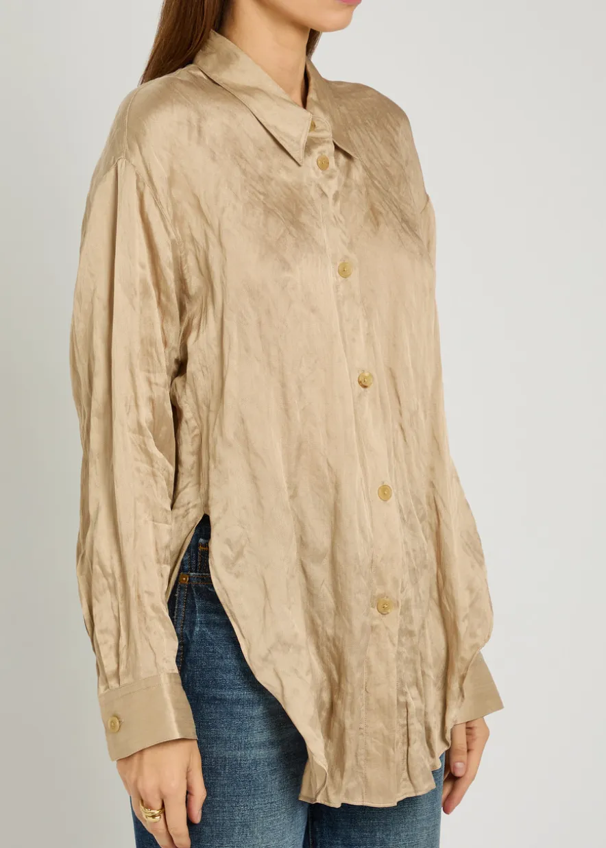 Goya creased woven shirt