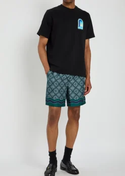 Gradient Arch printed cotton T-shirt