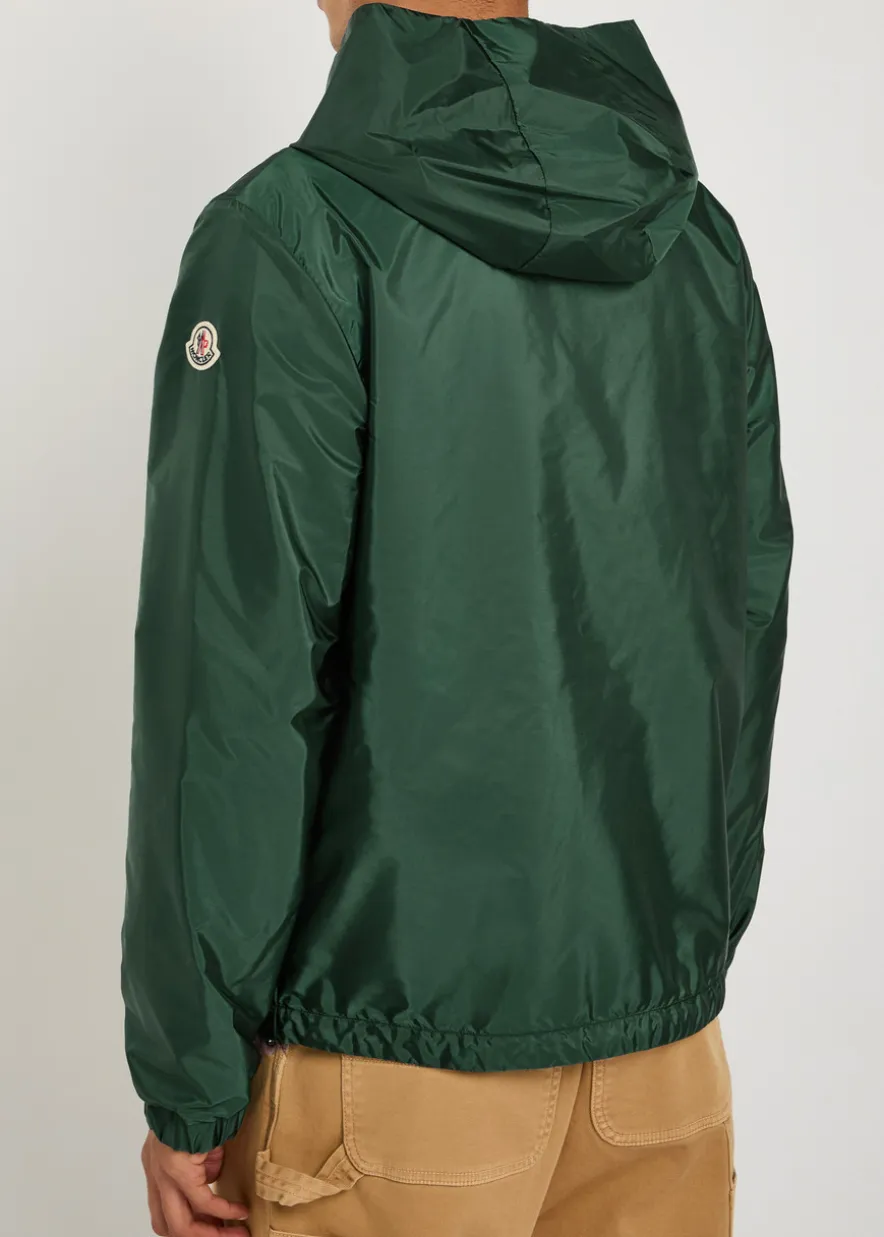 Grandans hooded nylon windbreaker jacket