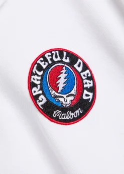 Grateful Dead printed fine-knit polo shirt