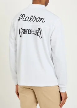 Grateful Dead printed fine-knit polo shirt