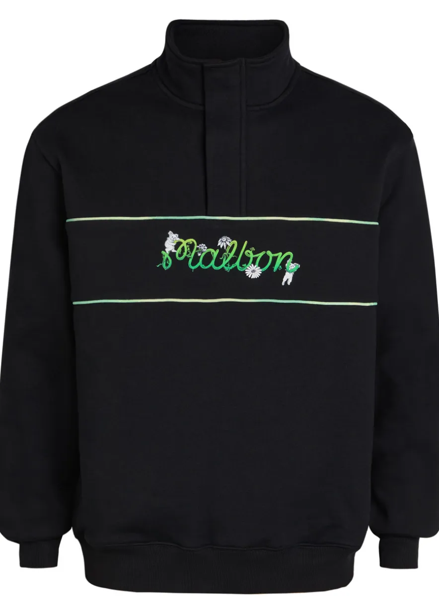 Grateful Dead printed half-zip cotton sweatshirt