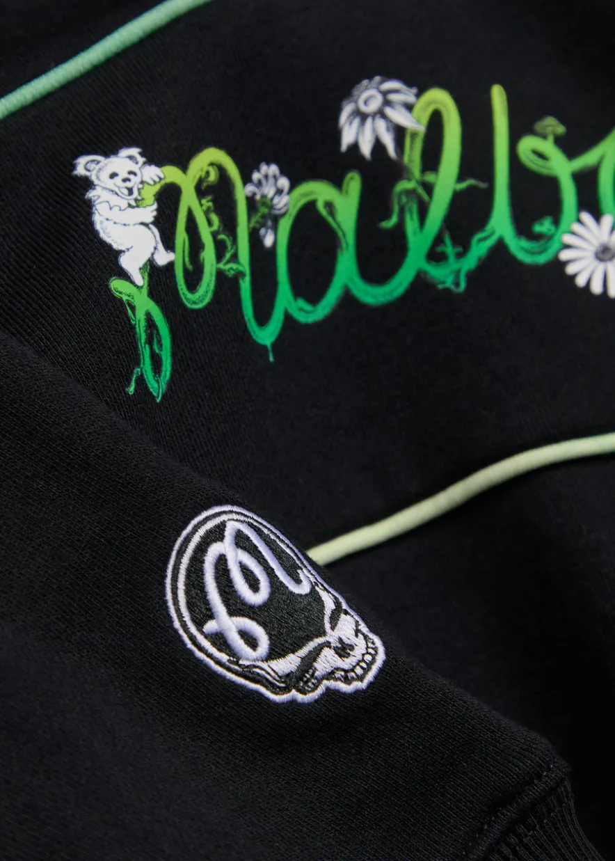 Grateful Dead printed half-zip cotton sweatshirt