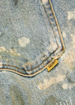 Greased 646 flared-leg jeans