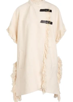 Greya bouclé wrap coat
