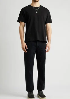 Gritty Jackson black straight-leg jeans