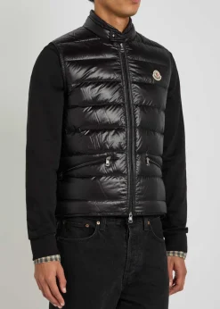 Gui padded nylon gilet