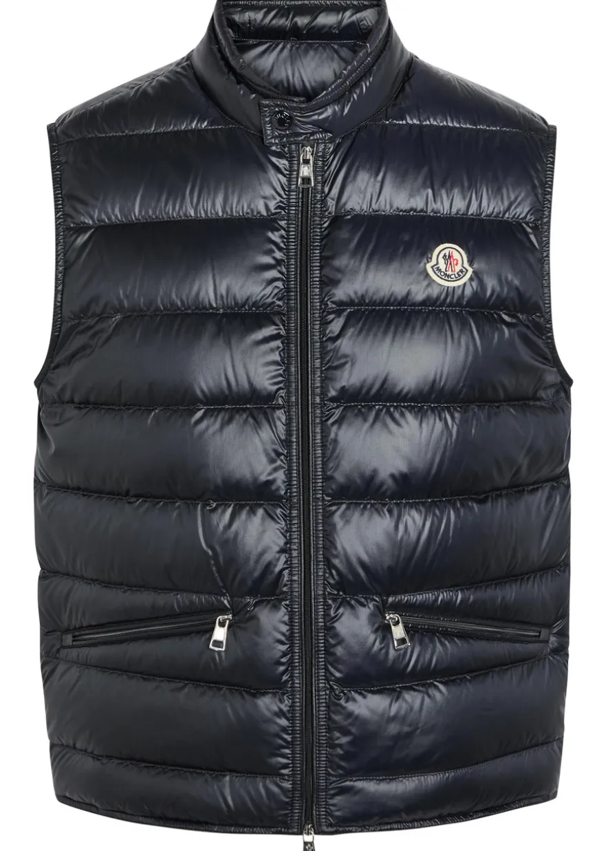 Gui padded nylon gilet