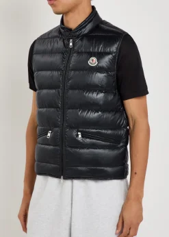 Gui padded nylon gilet