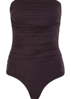 Gwyneth ruched stretch-jersey bodysuit