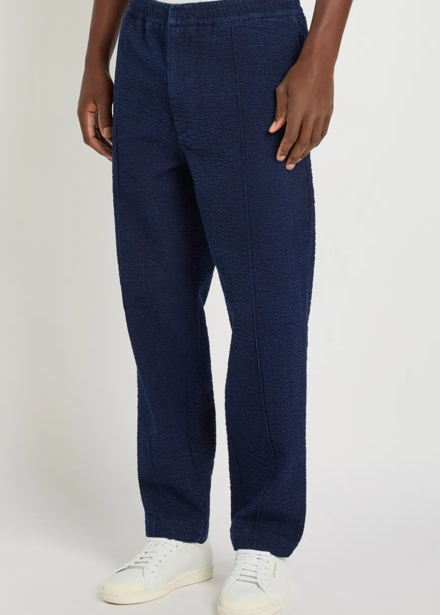 Hadrian seersucker trousers