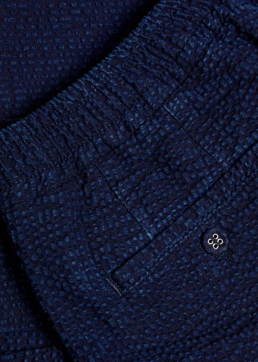 Hadrian seersucker trousers