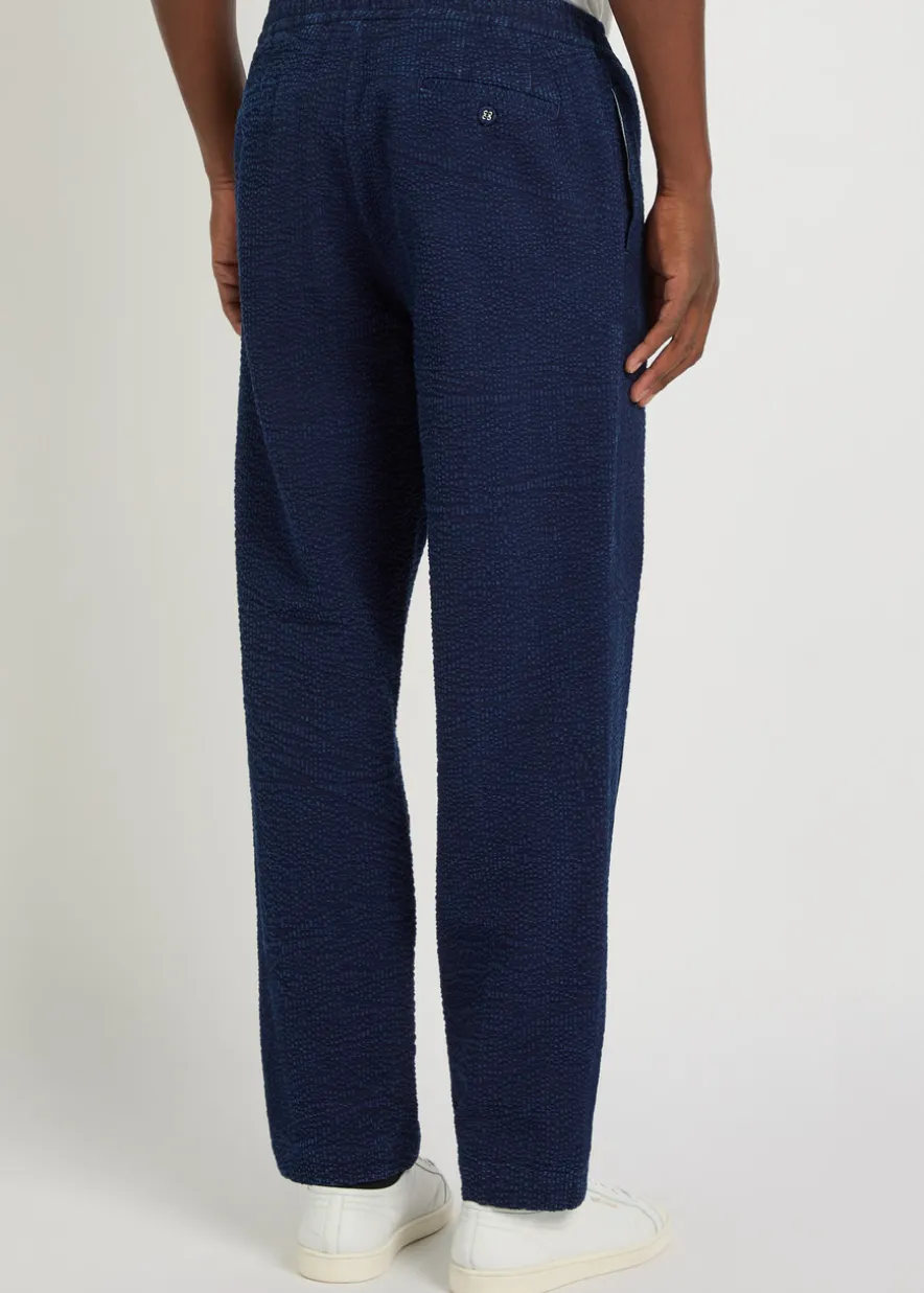 Hadrian seersucker trousers