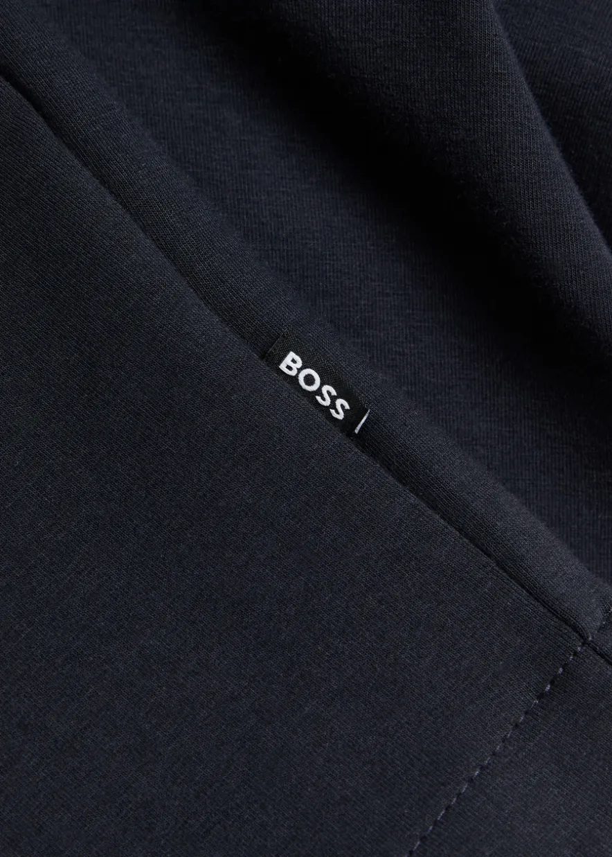 Half-zip cotton-blend sweatshirt