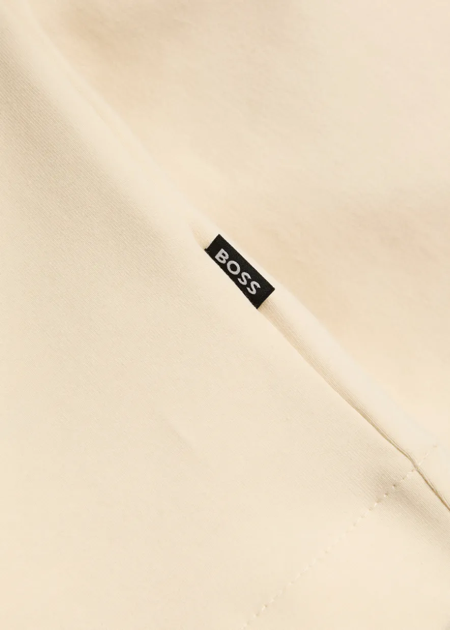 Half-zip cotton-blend sweatshirt