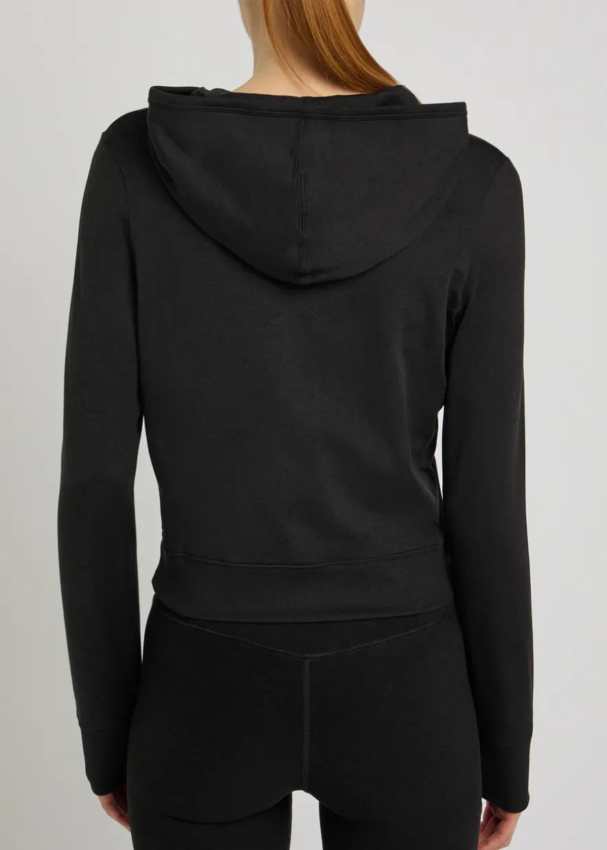 Halo Mini hooded stretch-jersey sweatshirt